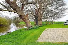Fully serviced hardstanding pitches - riverside