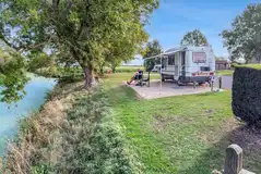 Fully serviced hardstanding pitches - riverside