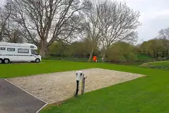 Fully serviced hardstanding pitches - riverside