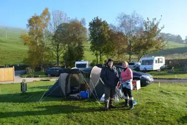 Tent camping at Masons Campsite