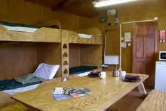 Walkers chalet cabins dining areas and kitchen (six persons)