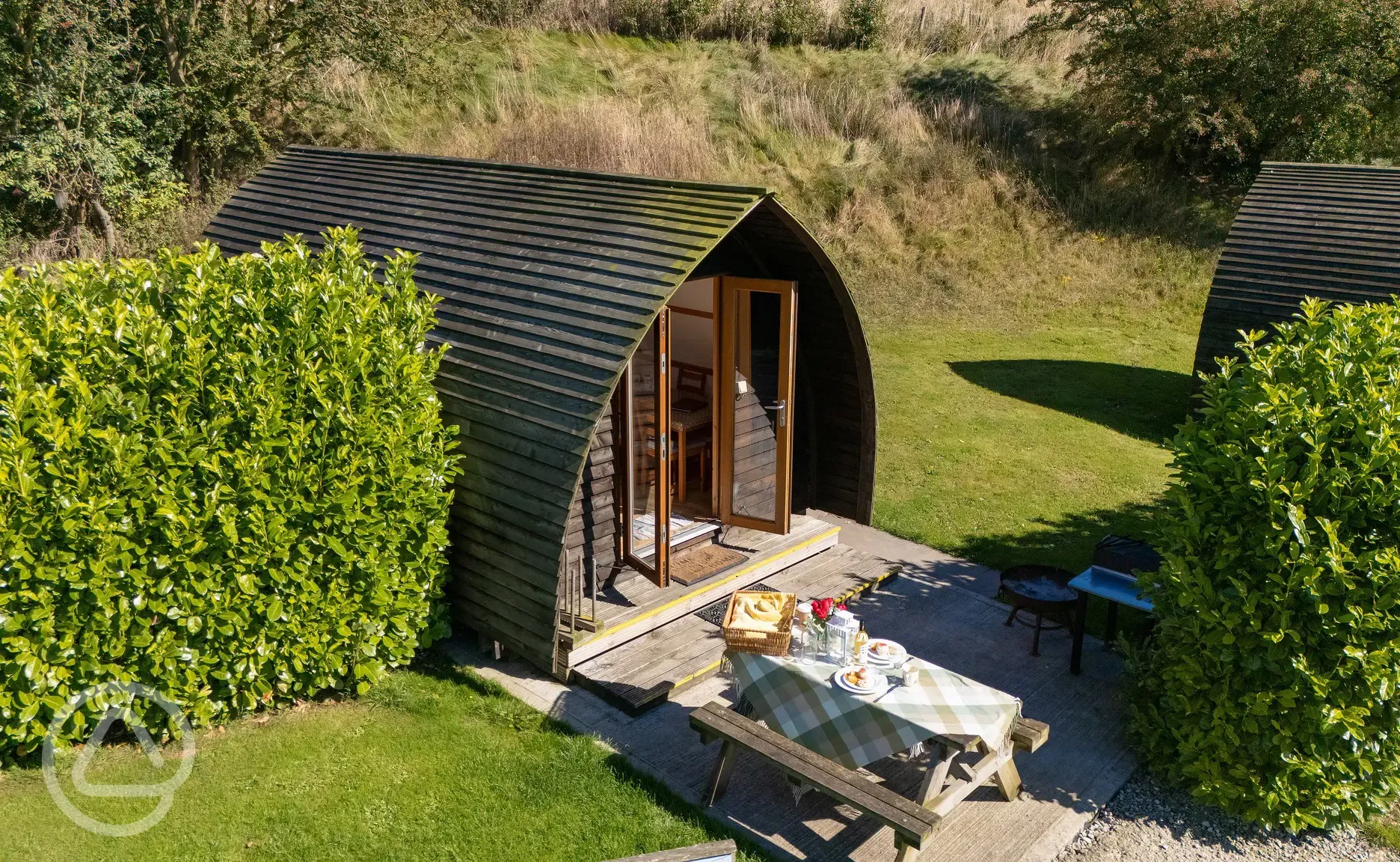 Deluxe ensuite Wigwam pod