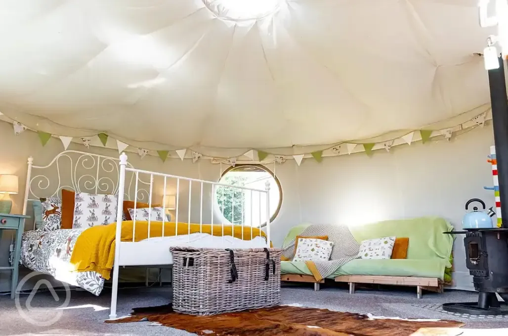 Yurt interior