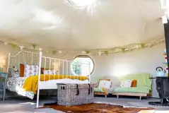 Yurt interior