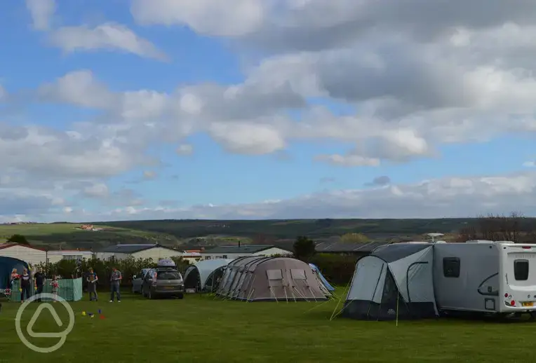 Pitches at Runswick Bay Caravan and Camping Park