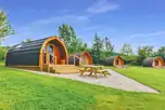 Deluxe and Mega ensuite glamping pods at Hillside Caravan Park