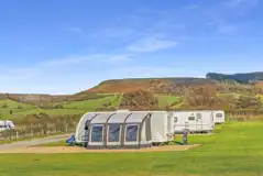 Fully serviced hardstanding super pitches at Hillside Caravan Park Fully serviced hardstanding super pitches at Hillside Caravan Park