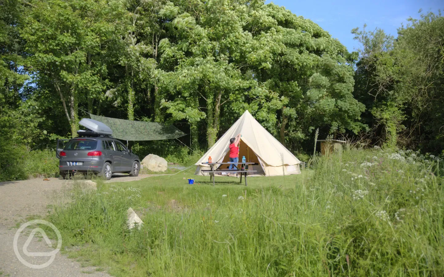 Camping pitches