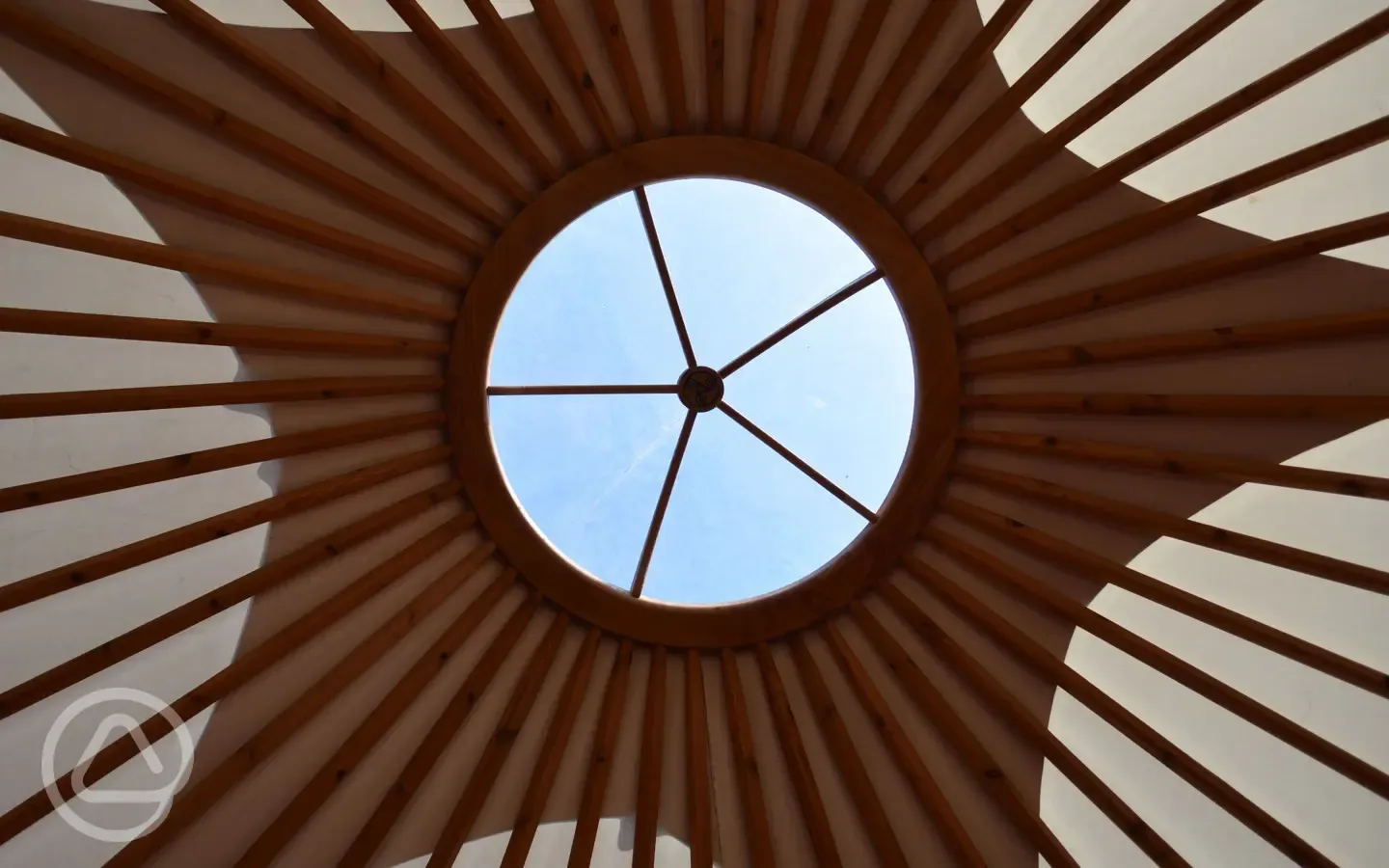 Beachcomber yurt ceiling