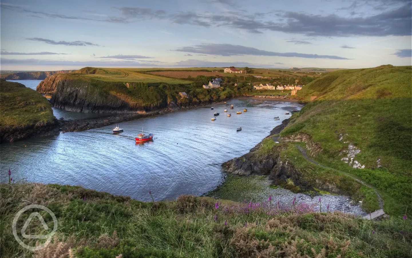 Abercastle at golden hour