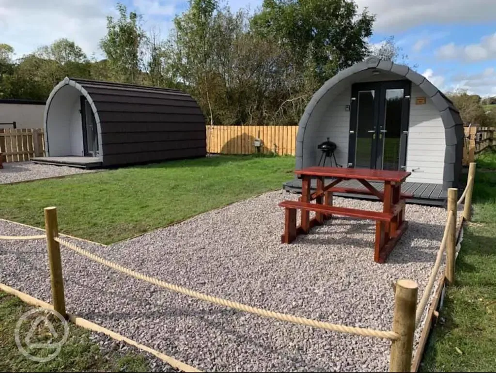 Glamping pods