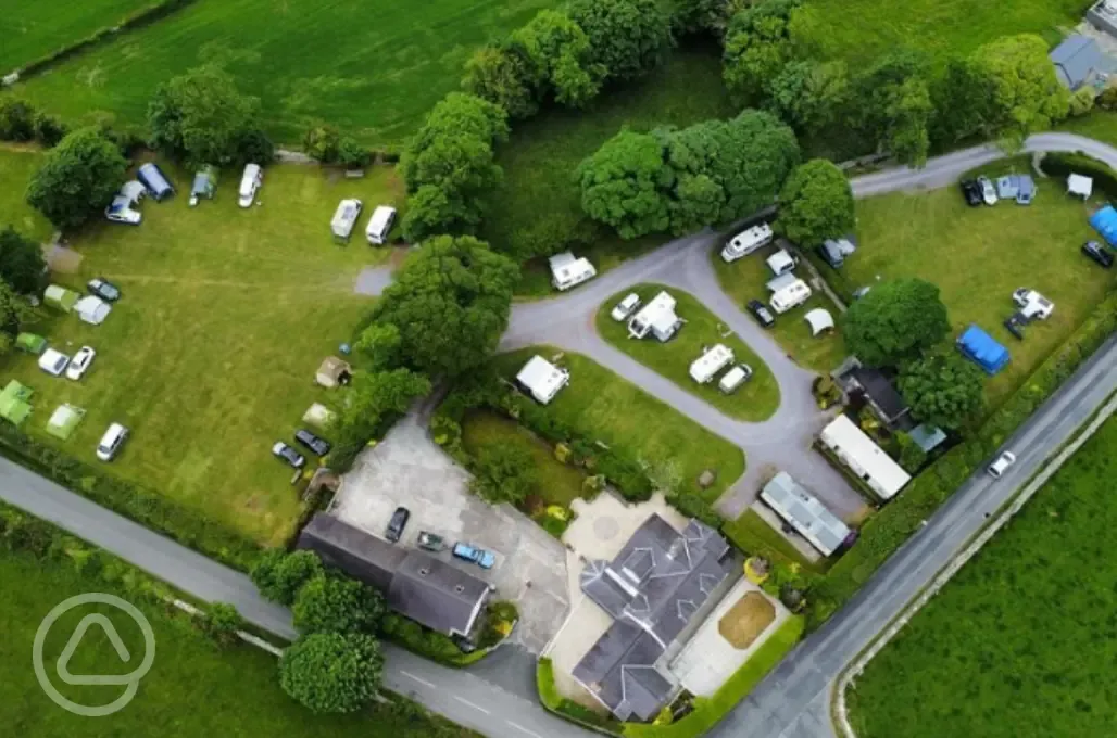 Aerial of the site