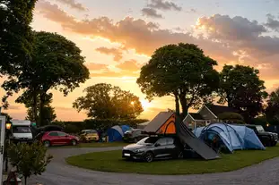 Llys Derwen Caravan and Campsite, Llanrug, Caernarfon, Gwynedd