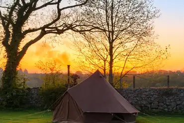 Sunset views from Llys Derwen Caravan and Campsite