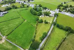 Aerial view of Llys Derwen Caravan and Campsite