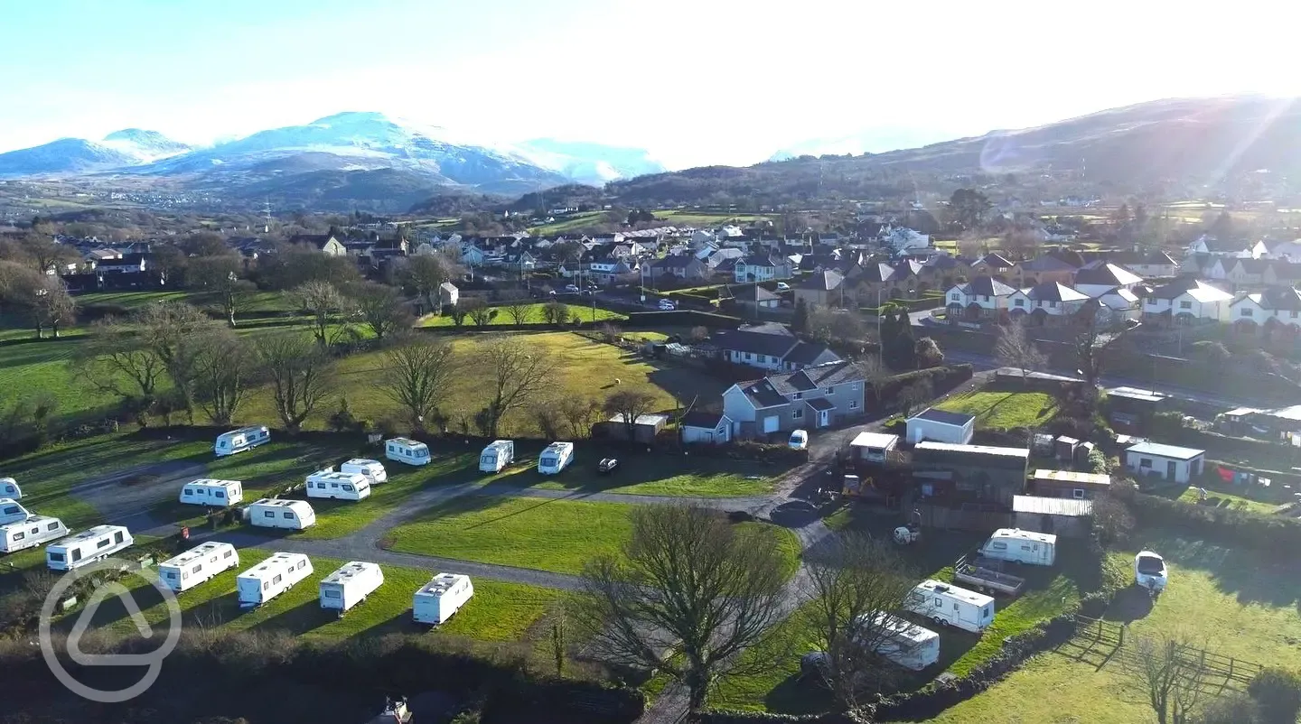 Aerial of the park