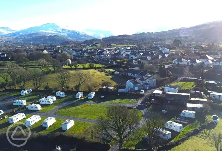 Aerial of the park