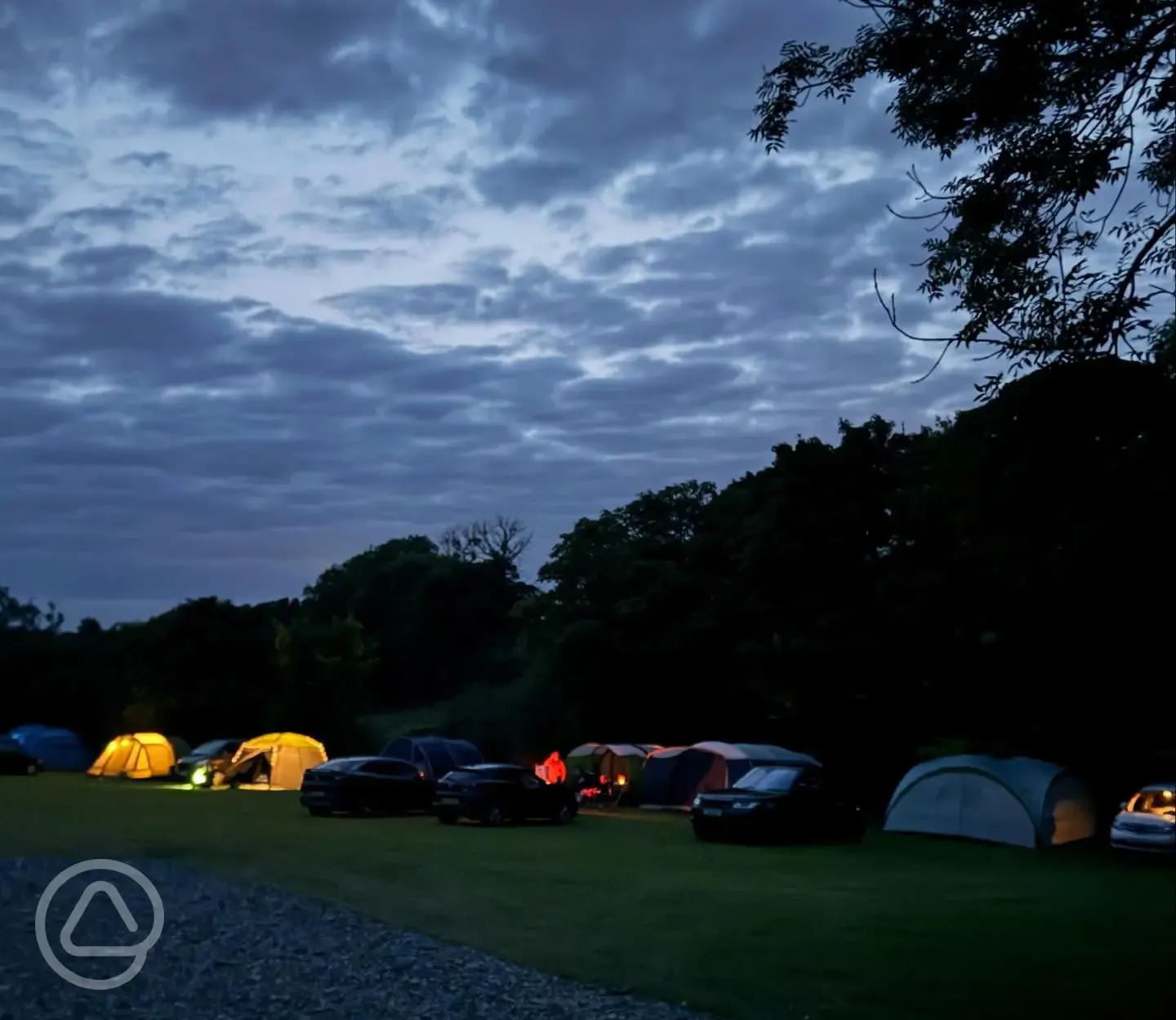 Pitches at night