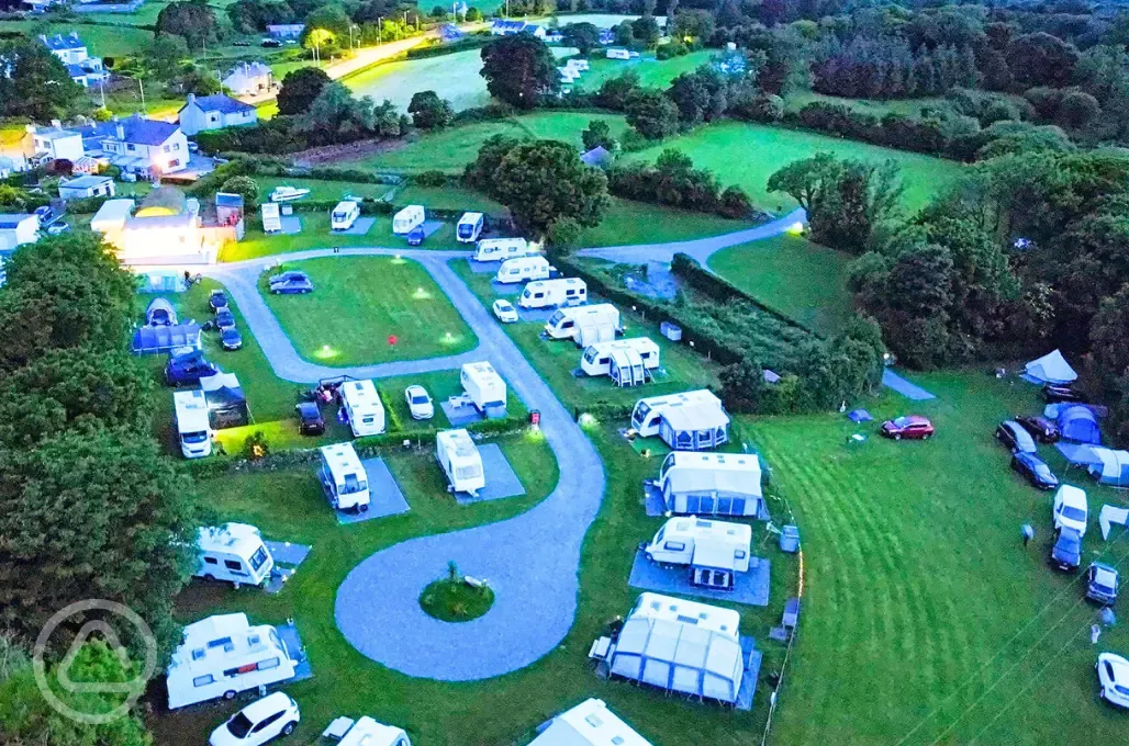 Aerial of site