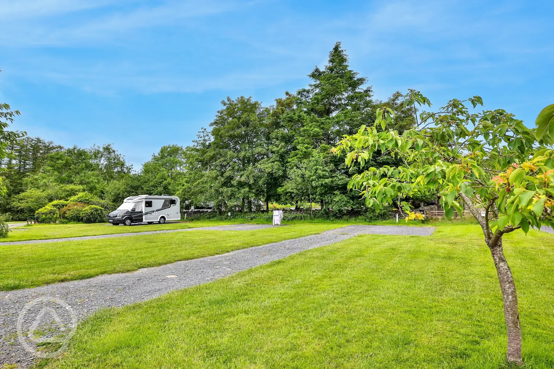 Grass touring pitches