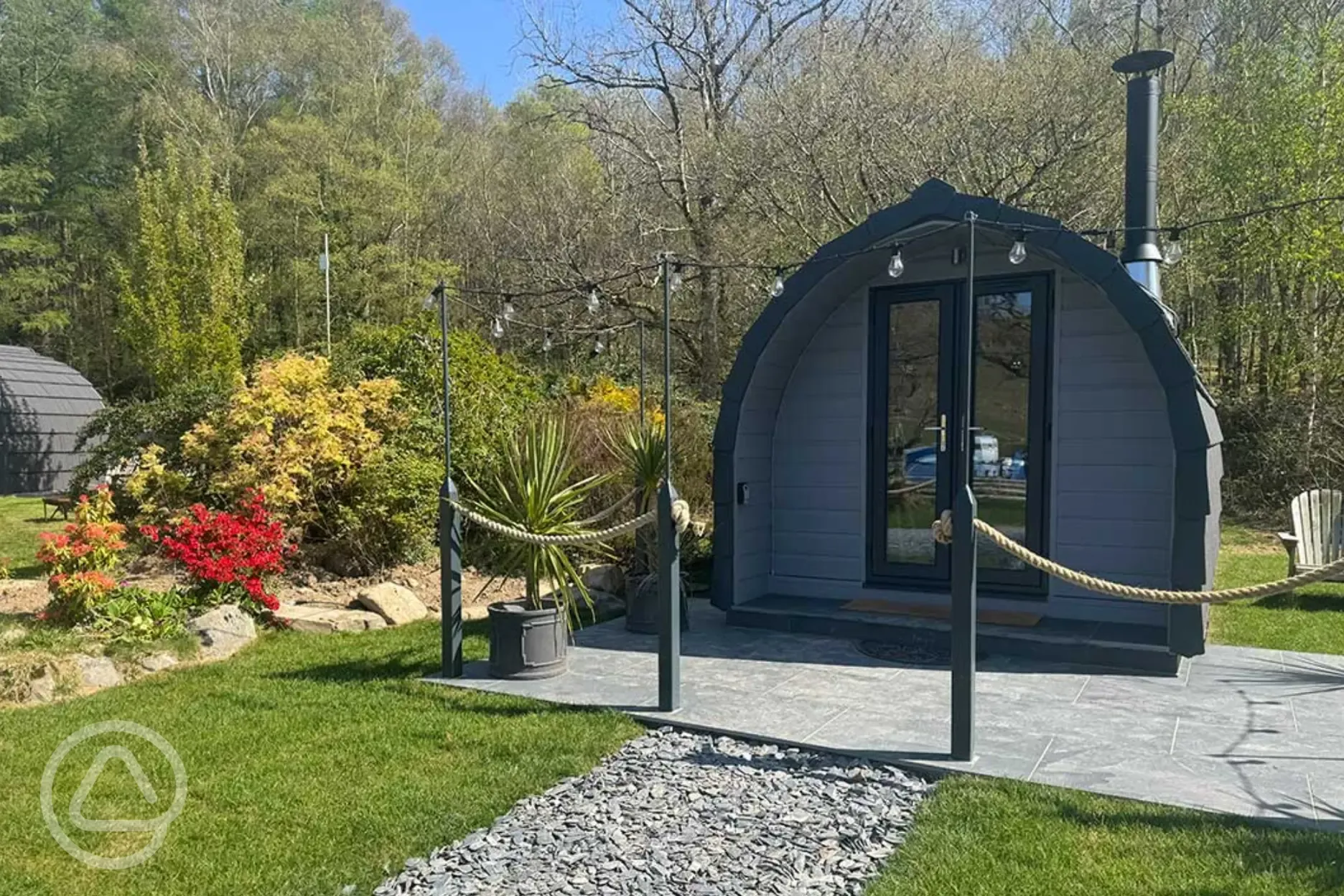Fedw ensuite glamping pod overview