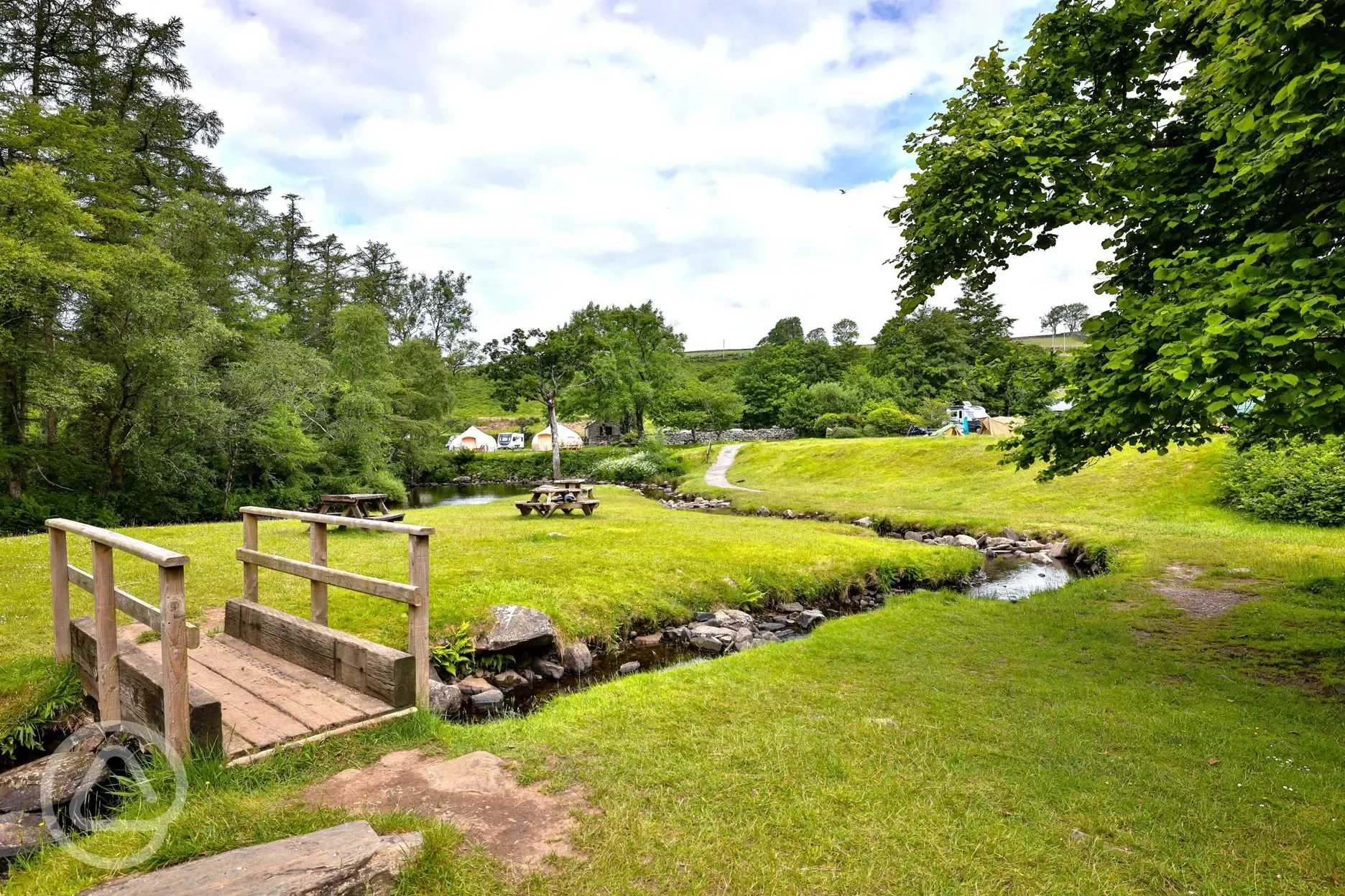 Waterside views of the site