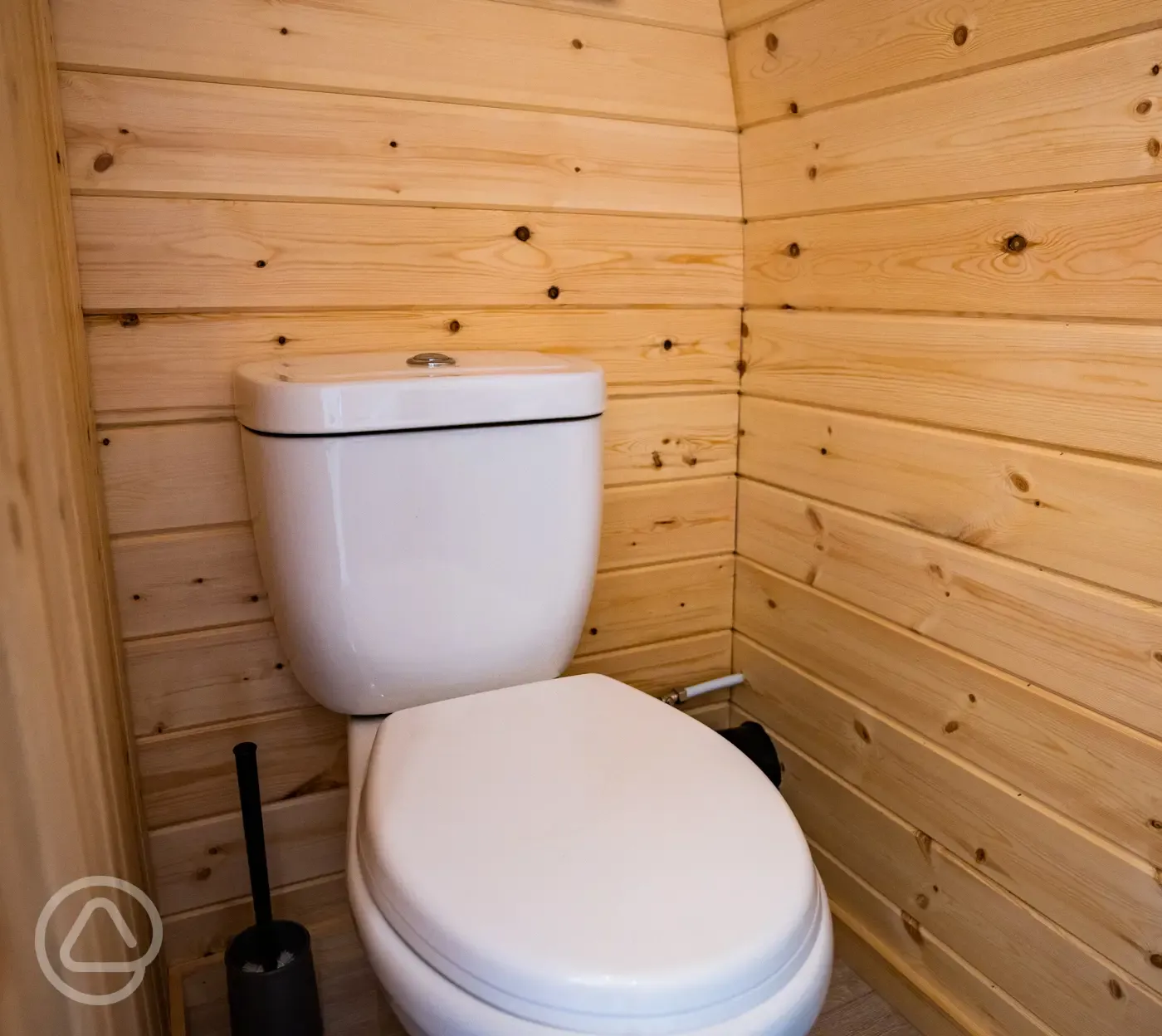 Luxury ensuite glamping pod ensuite toilet Luxury ensuite glamping pod ensuite toilet