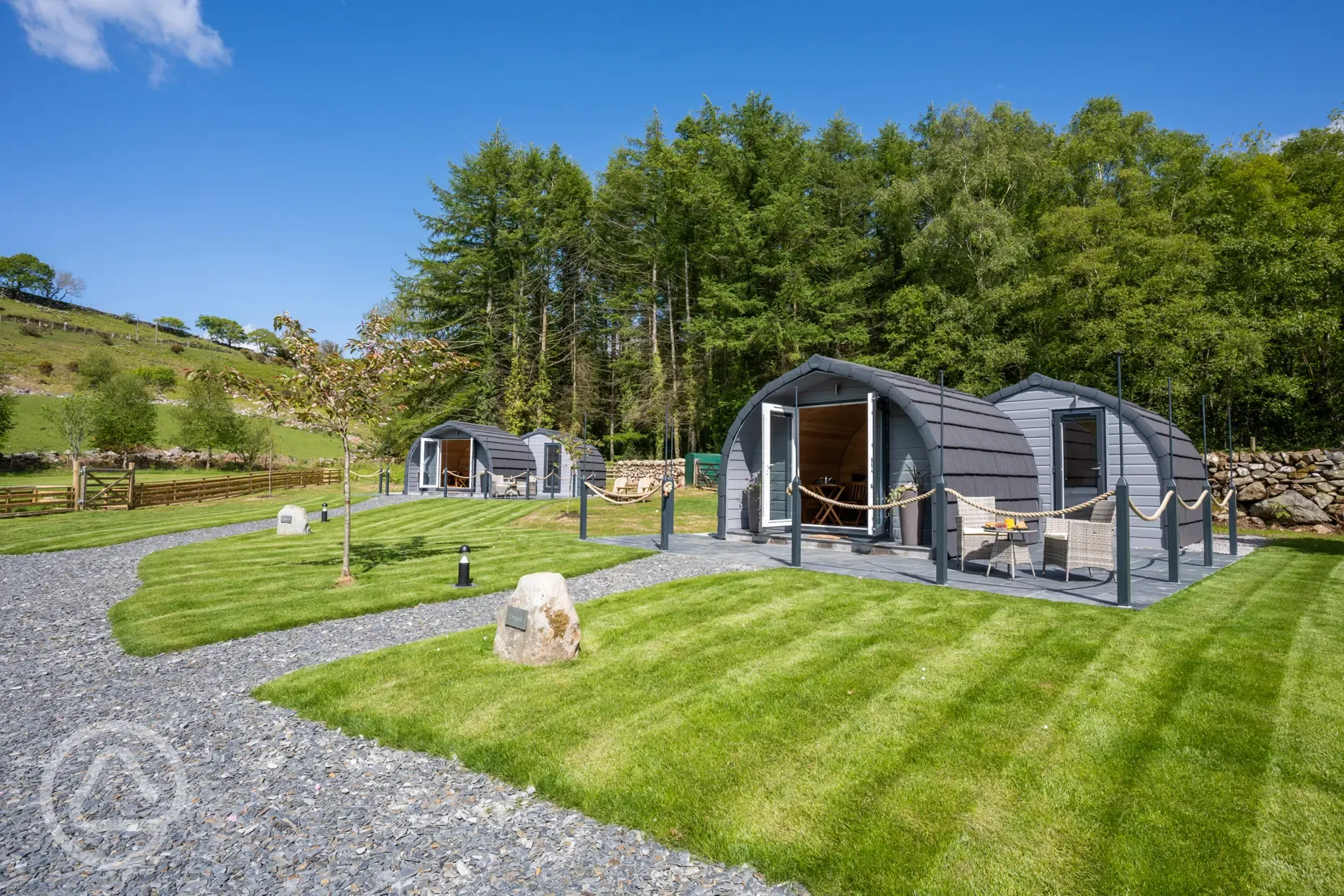 Luxury ensuite glamping pods