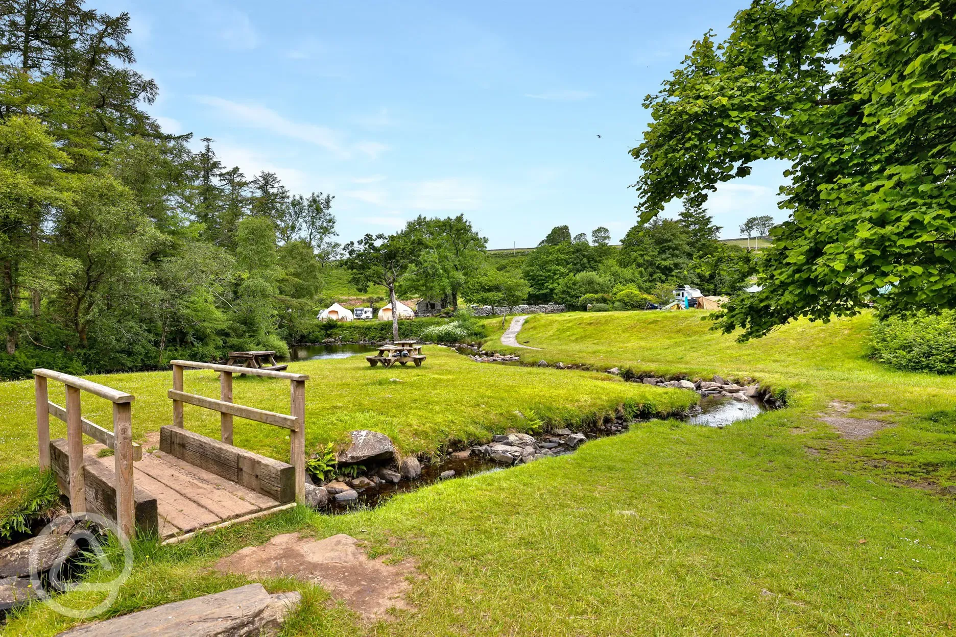 Waterside views of the site