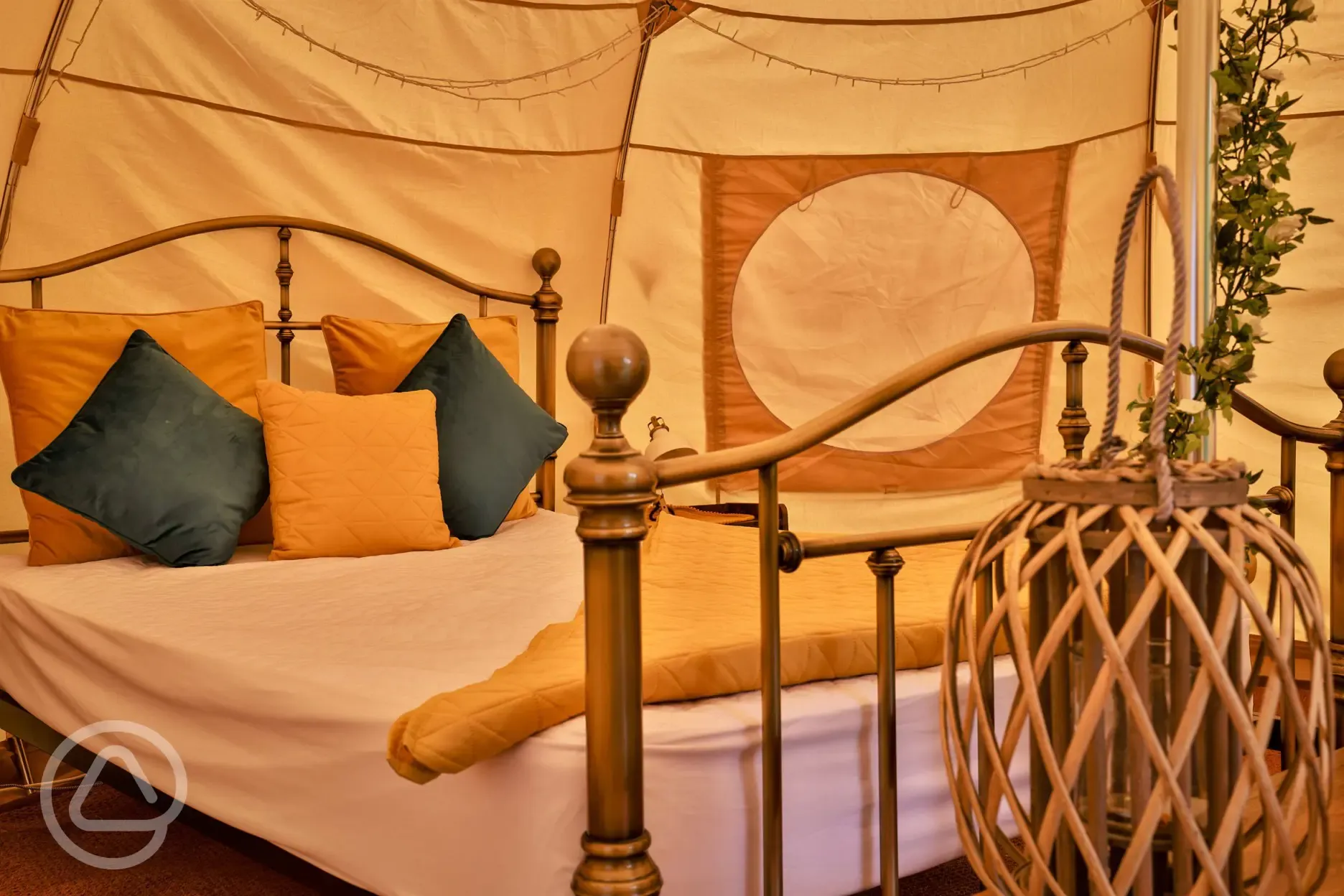 Bell tent double bed Bell tent double bed