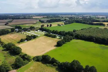 Aerial of hardstanding pitches