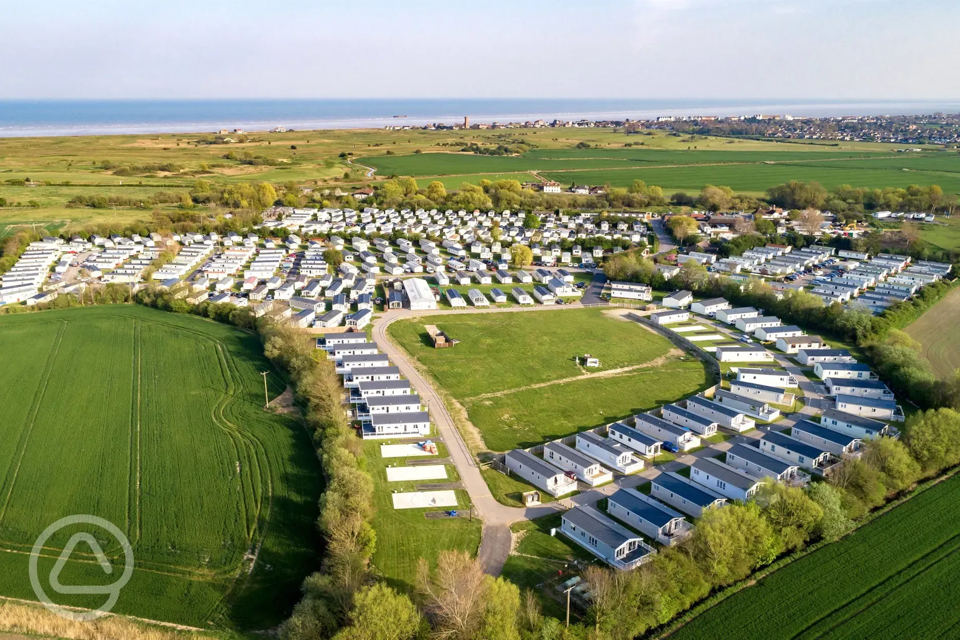 Aerial of the site