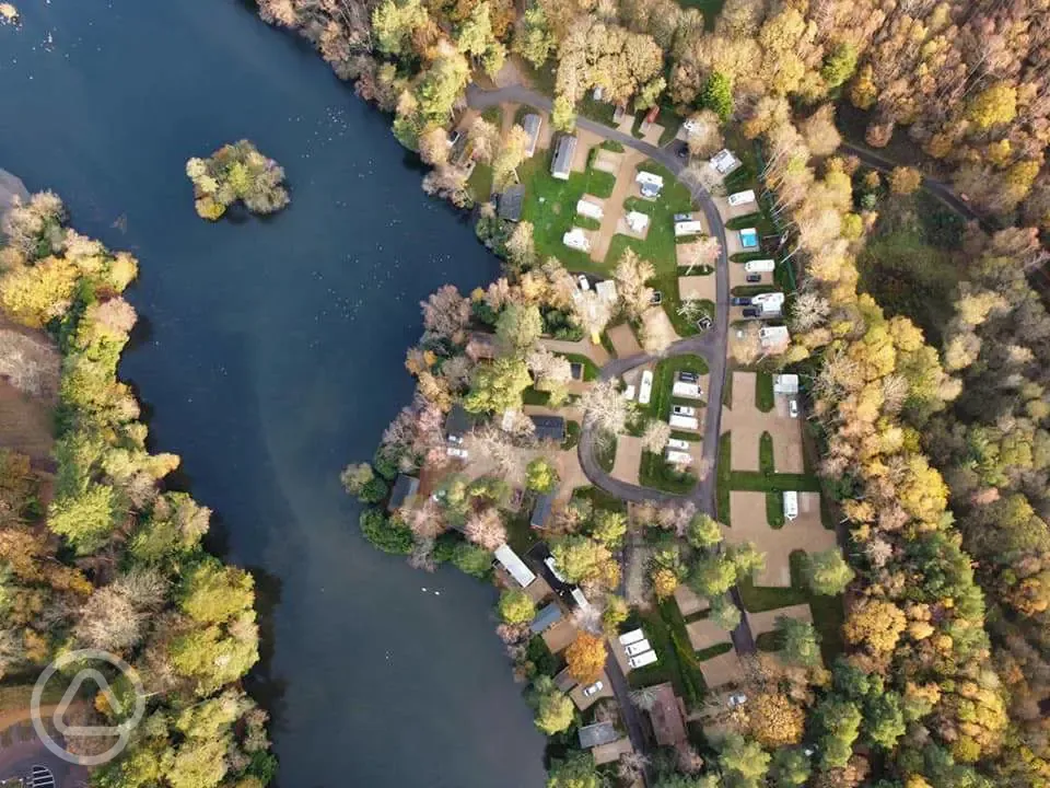 Aerial of the site