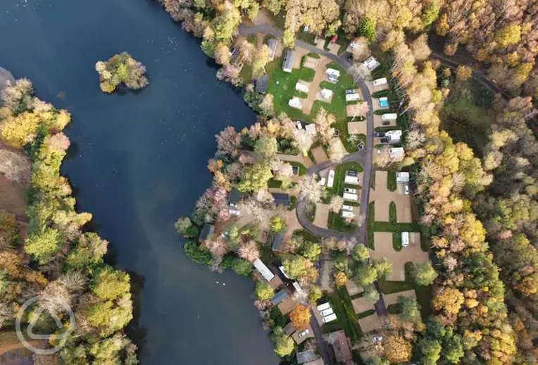 Aerial of the site