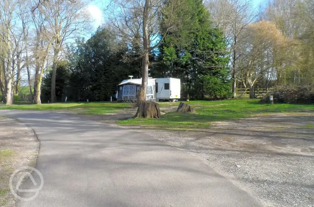 Hardstanding touring pitches