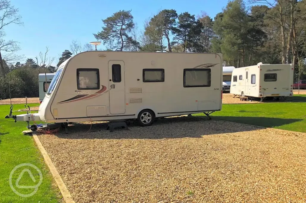 Hardstanding touring pitches