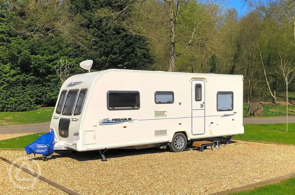 Hardstanding touring pitches