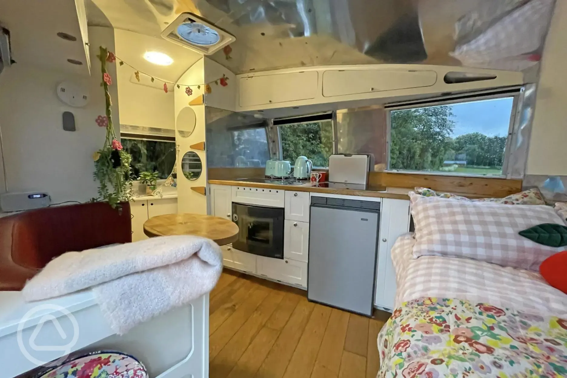 Silverbird Airstream caravan interior