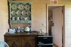 Nuthatch cabin kitchen area