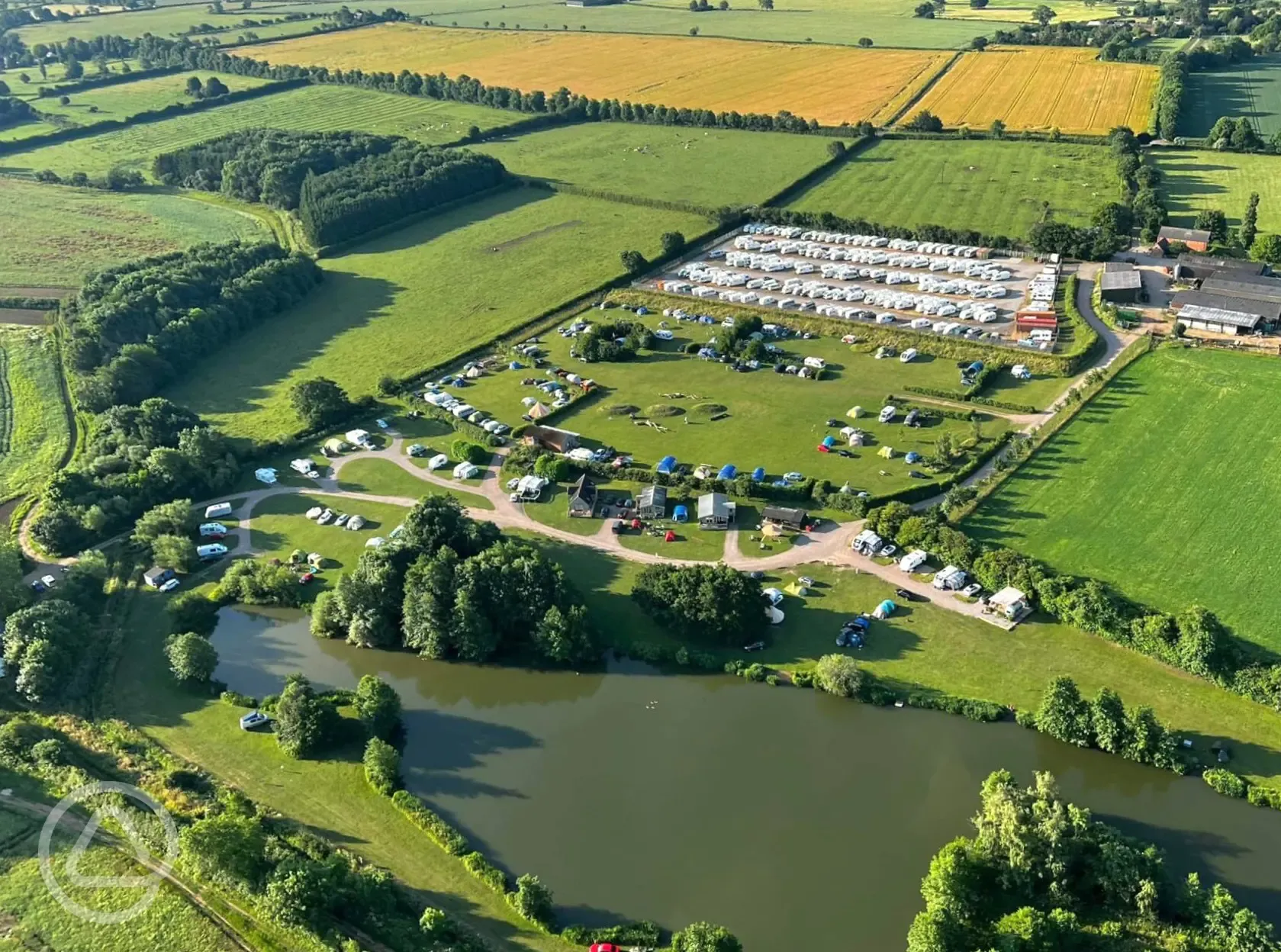 Aerial of the site