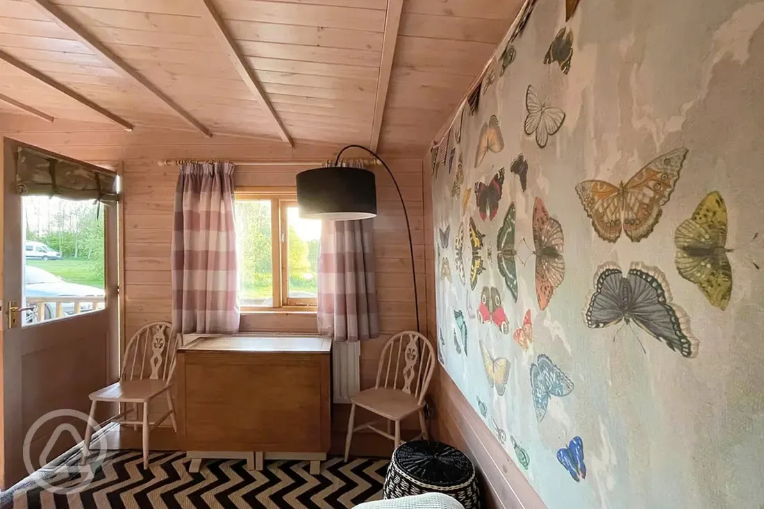 Nuthatch cabin interior