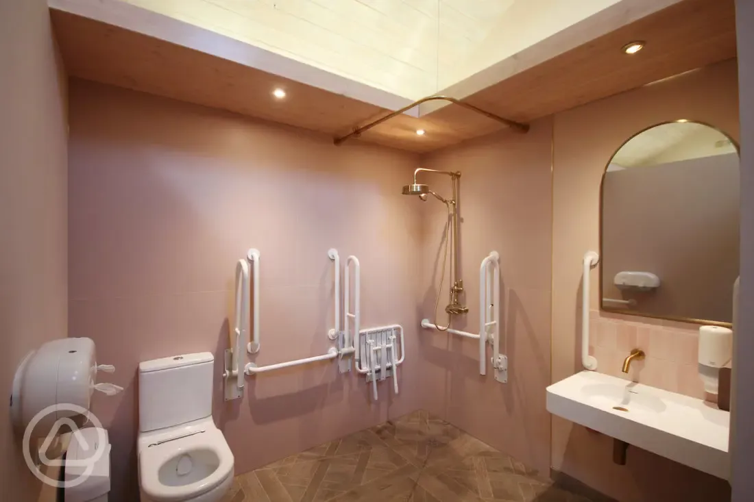 Accessible female bathroom