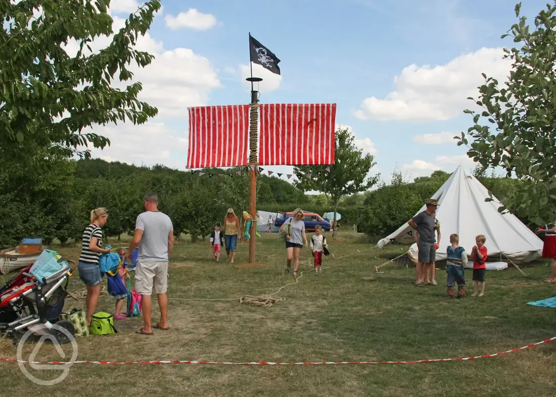 Pirate themed play area