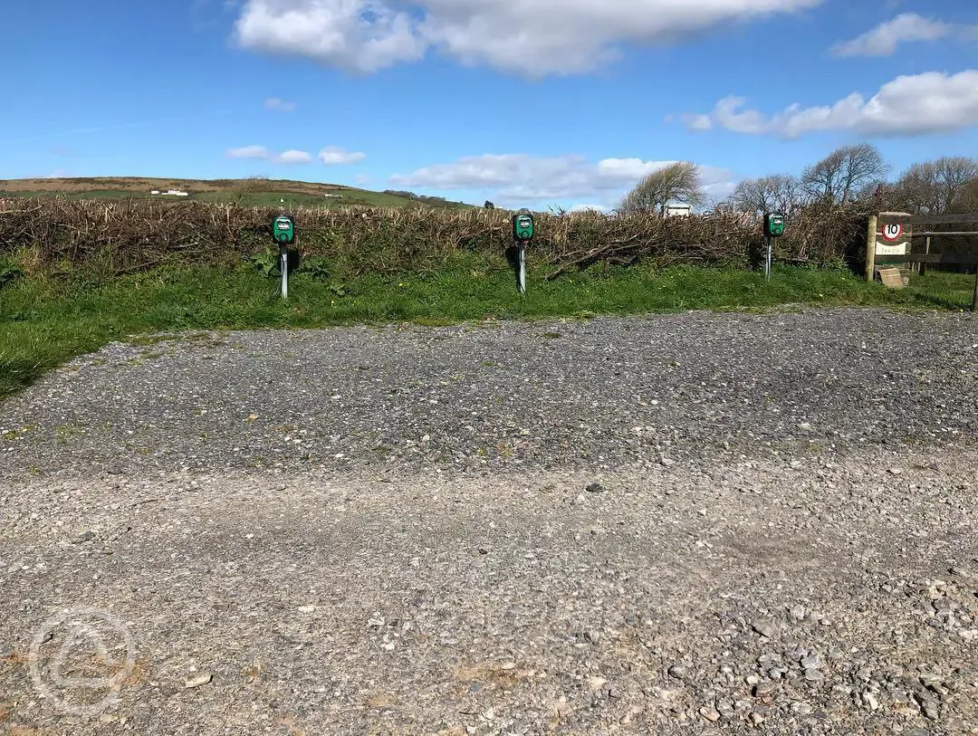 Electric vehicle charging (charges apply)