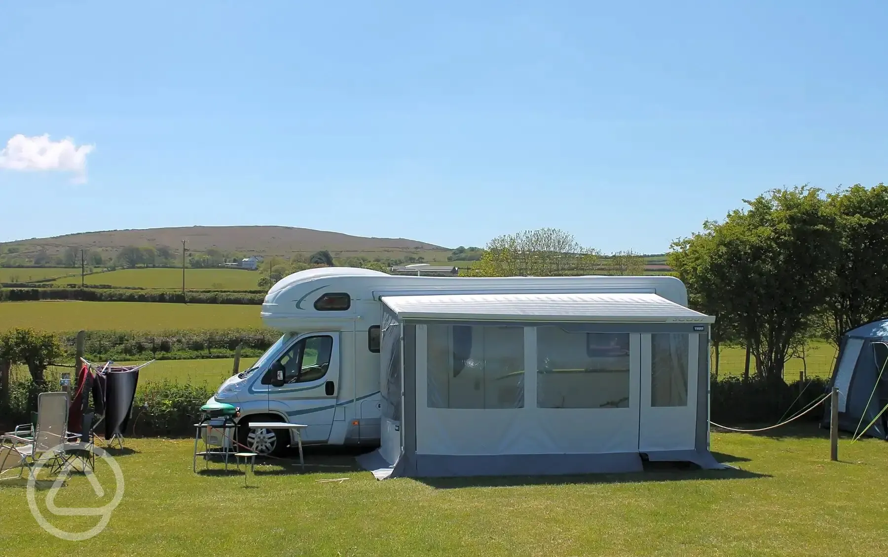 Electric grass pitches with 16 amp hook ups