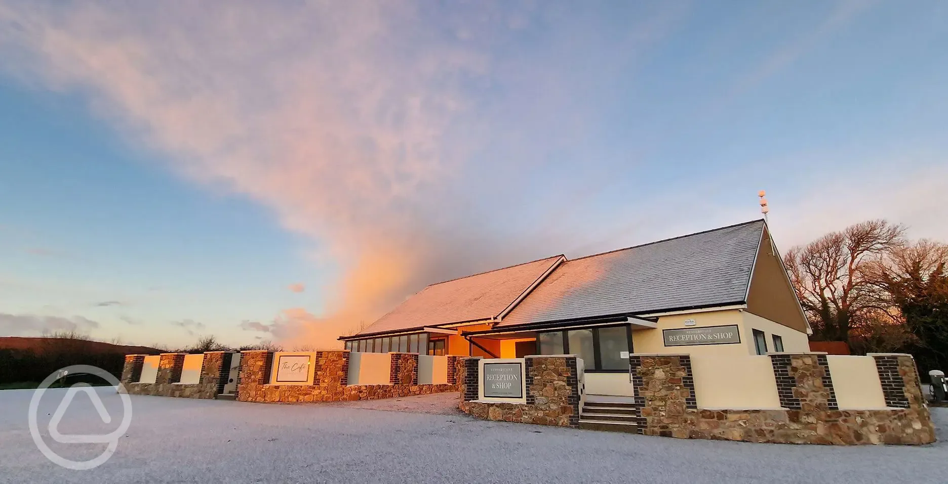 Reception and cafe with takeaway options available