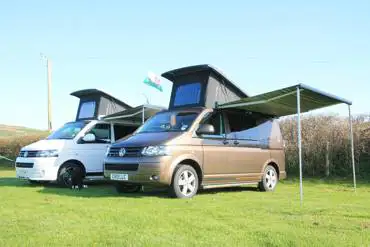 Campervan pitches at Kennexstone Camping and Touring Park