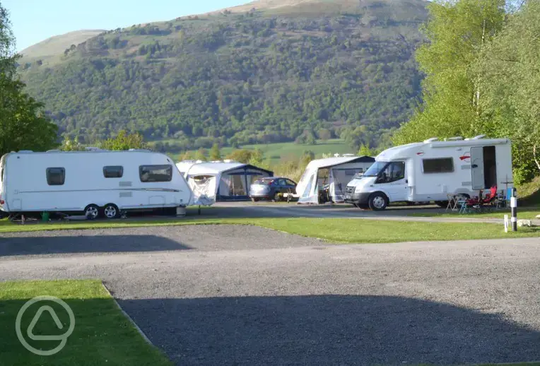 Quiet and Peaceful site, with amazing views of the Ochil Hills