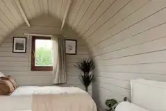 Glamping pod interior