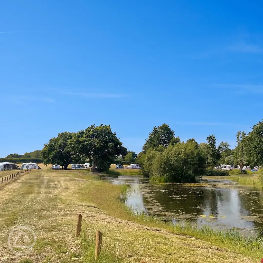 Fishing lake and camping pitches